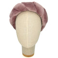 Cerchietto Lilly in Velluto Rosa Freddo