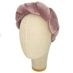 Cerchietto Lilly in Velluto Rosa Freddo