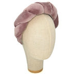 Cerchietto Lilly in Velluto Rosa Freddo