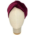 Bandeau Audrey en velours bordeaux
