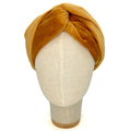 Fascia Audrey in Velluto Ocra