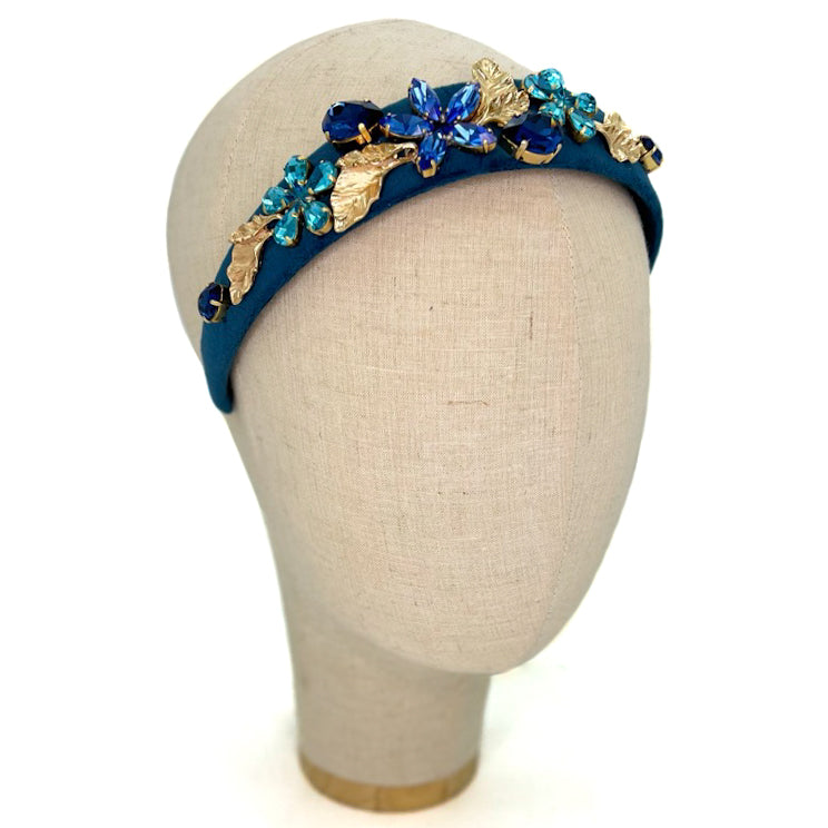 Cerchietto Aurora Blu Ottanio