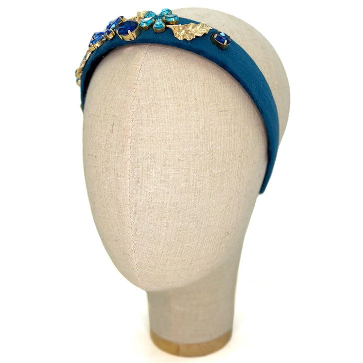 Cerchietto Aurora Blu Ottanio