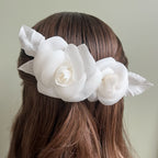 Hairpin with a pair of camellias