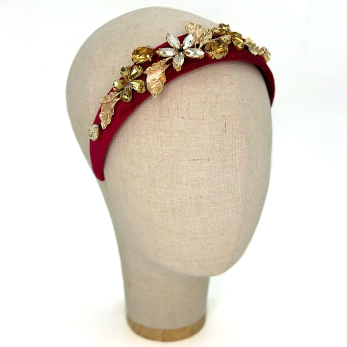 Cerchietto Aurora Rosso Ciliegia