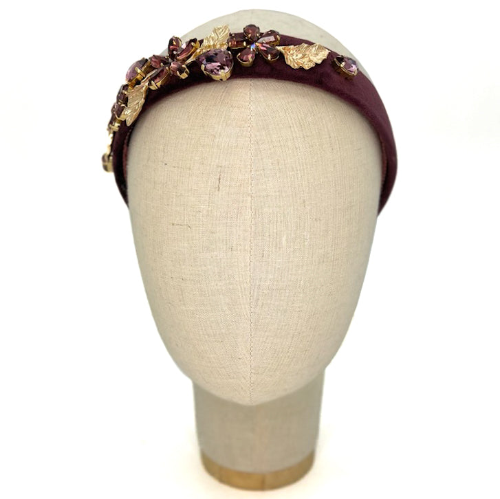 Cerchietto Aurora Marrone Viola