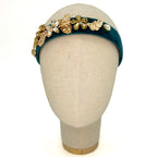 Aurora Green Peacock Headband