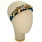 Aurora Green Peacock Headband