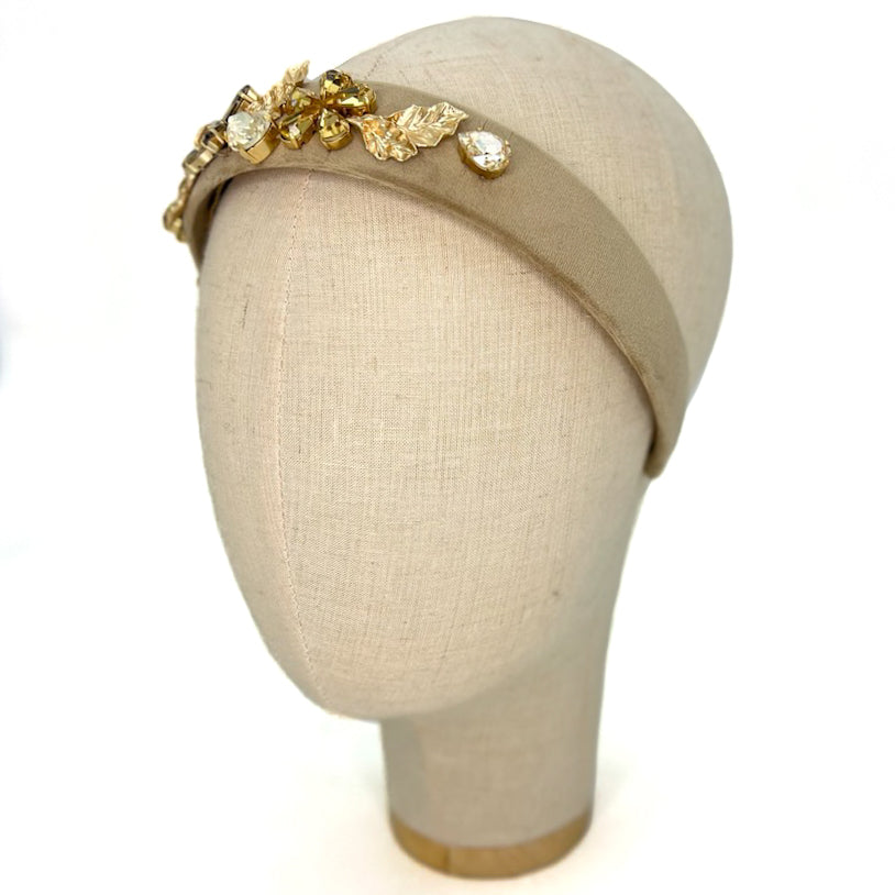 Cerchietto Aurora Tortora