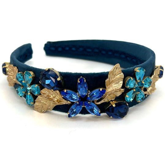 Cerchietto Aurora Blu Ottanio