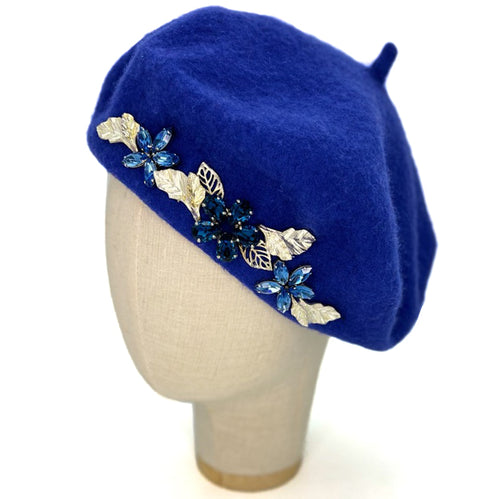Basco Blu Intenso Con Cristalli