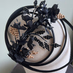 Serre-tête Ana Botanique Noir