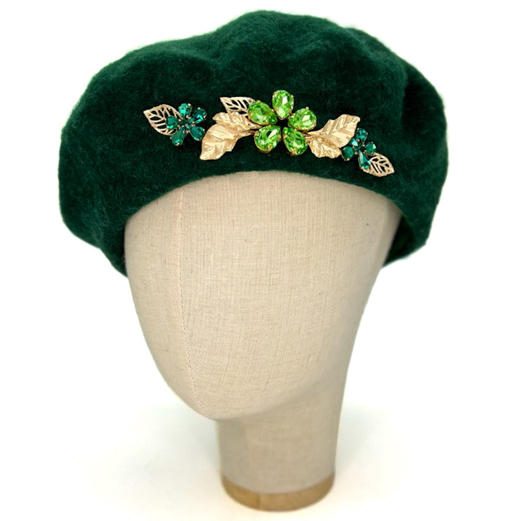 Basco Verde Scuro Con Cristalli