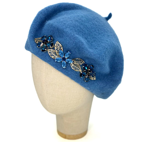 Basco Azzurro Con Cristalli