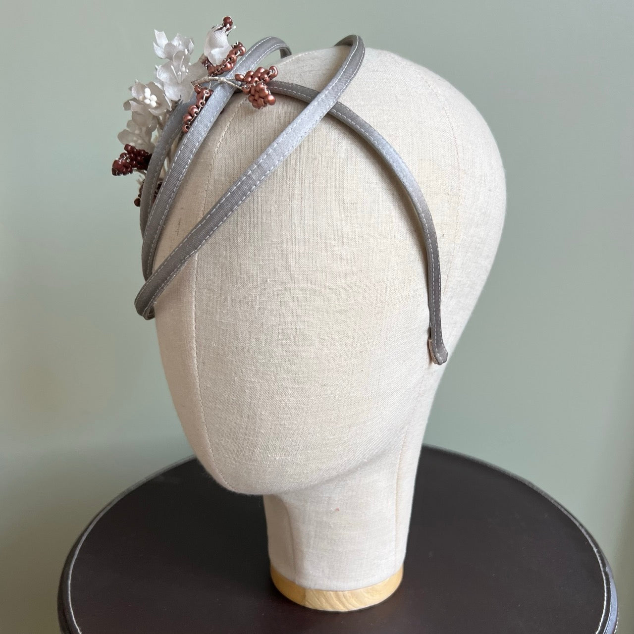 Cerchietto Ana Botanique Grigio Chiaro