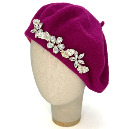 Basco Fucsia Con Cristalli