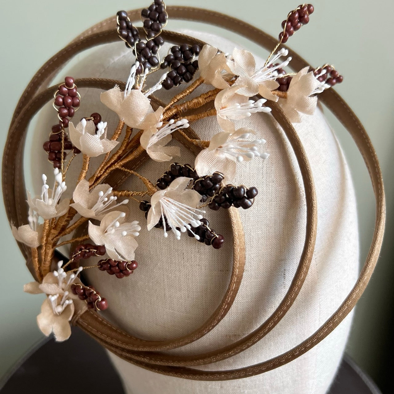 Cerchietto Ana Botanique Beige