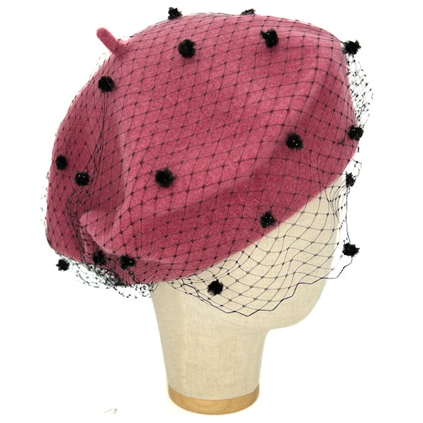 Basco Rosa Antico Con Veletta