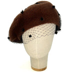 Basco Marrone Cioccolato Con Veletta