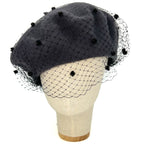 Basco Grigio Scuro Con Veletta