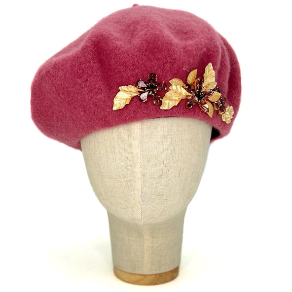 Basco Rosa Antico Con Cristalli