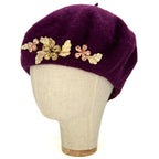 Basco Viola Melanzana Con Cristalli