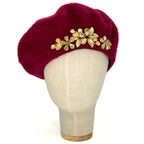 Basco Rosso Ciliegia Con Cristalli