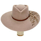 Cappello Fleurs Brûlées a Falda Larga Beige