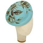 Tamburello Fleurs Brûlées Azzurro