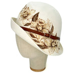 Cloche Fleurs Brûlées Bianca