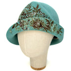 Cloche Fleurs Brûlées Azzurro Polvere