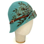 Cloche Fleurs Brûlées Azzurro Polvere
