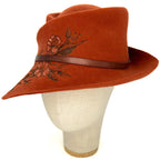 Cappello Fleurs Brûlées a Falda Stretta Rame