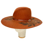 Cappello Fleurs Brûlées a Falda Larga Rame