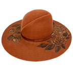 Cappello Fleurs Brûlées a Falda Larga Rame