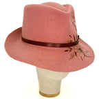 Cappello Fleurs Brûlées a Falda Stretta Rosa