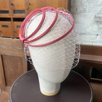 Ana Headband in Antique Pink Satin