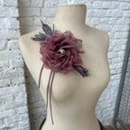 Rose Carnosa rose antique en soie