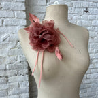 Rosa Carnosa Rosa Caldo in Seta