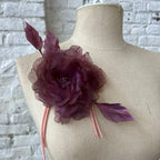 Rosa Carnosa Amaranto in Seta