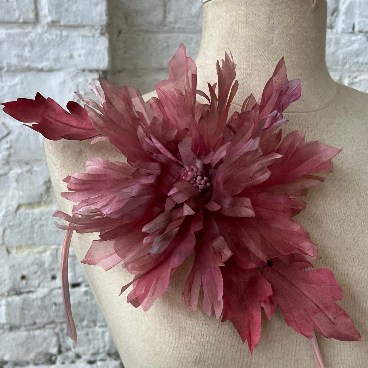 Anemone Rosa Caldo in Seta