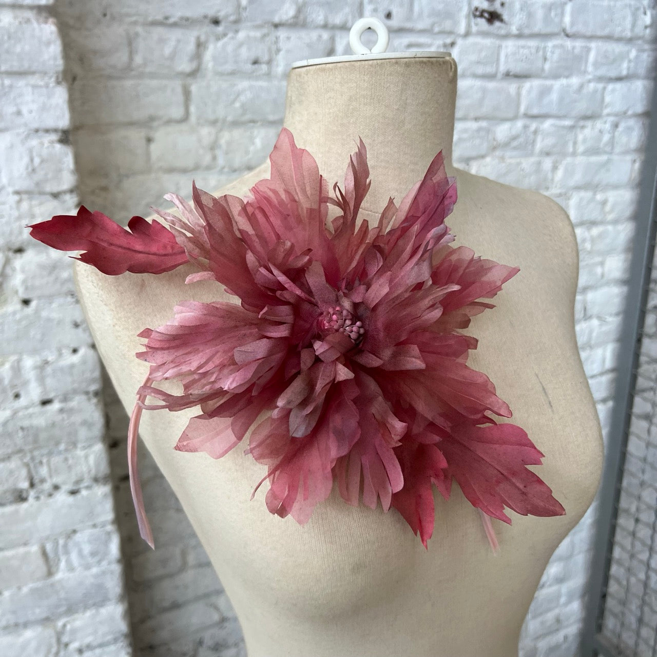 Anemone Rosa Caldo in Seta