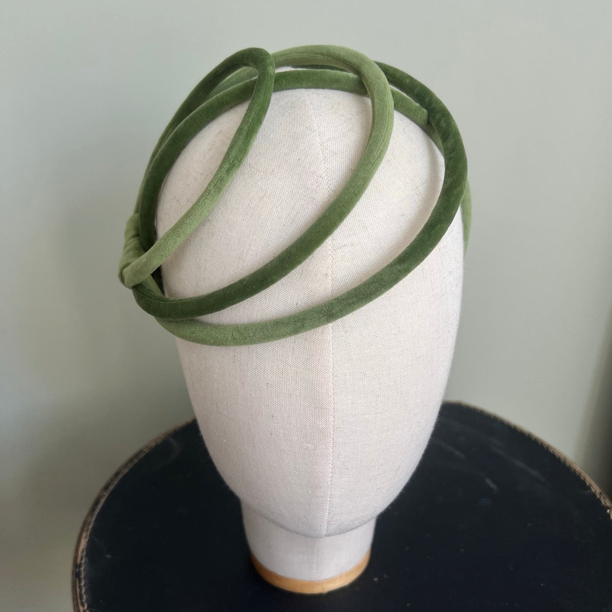 Ana Blue Velvet Headband