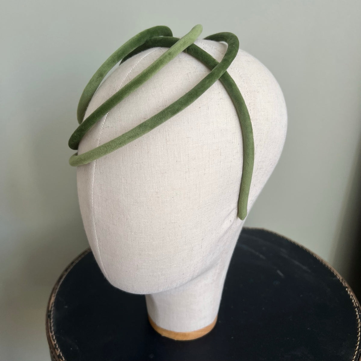 Ana Blue Velvet Headband