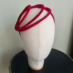 Ana Red Velvet Headband