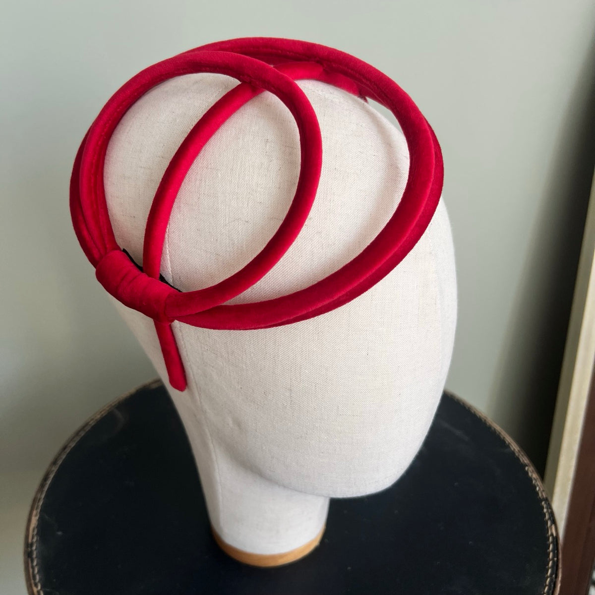 Ana Red Velvet Headband