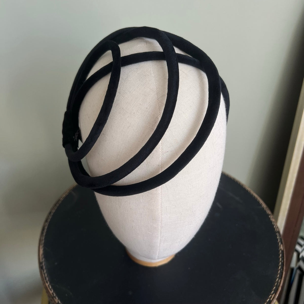 Ana Black Velvet Headband