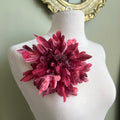 Anemone Fucsia in Velluto di Seta