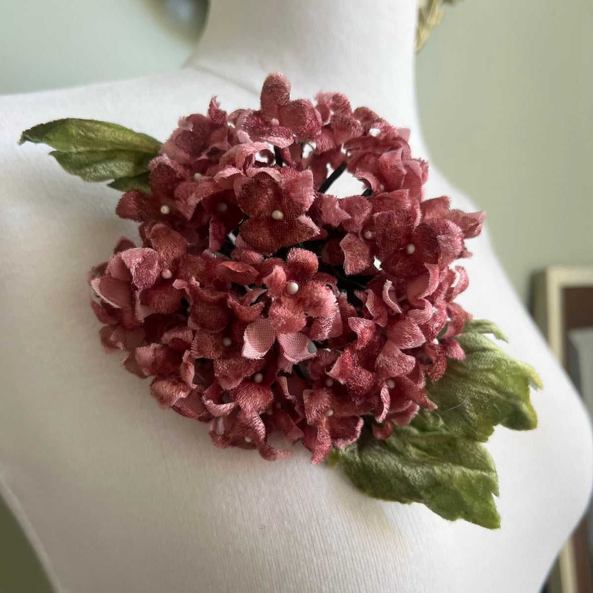Pink Velvet Silk Hydrangea