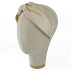 Serre-tête Vivien en satin crème